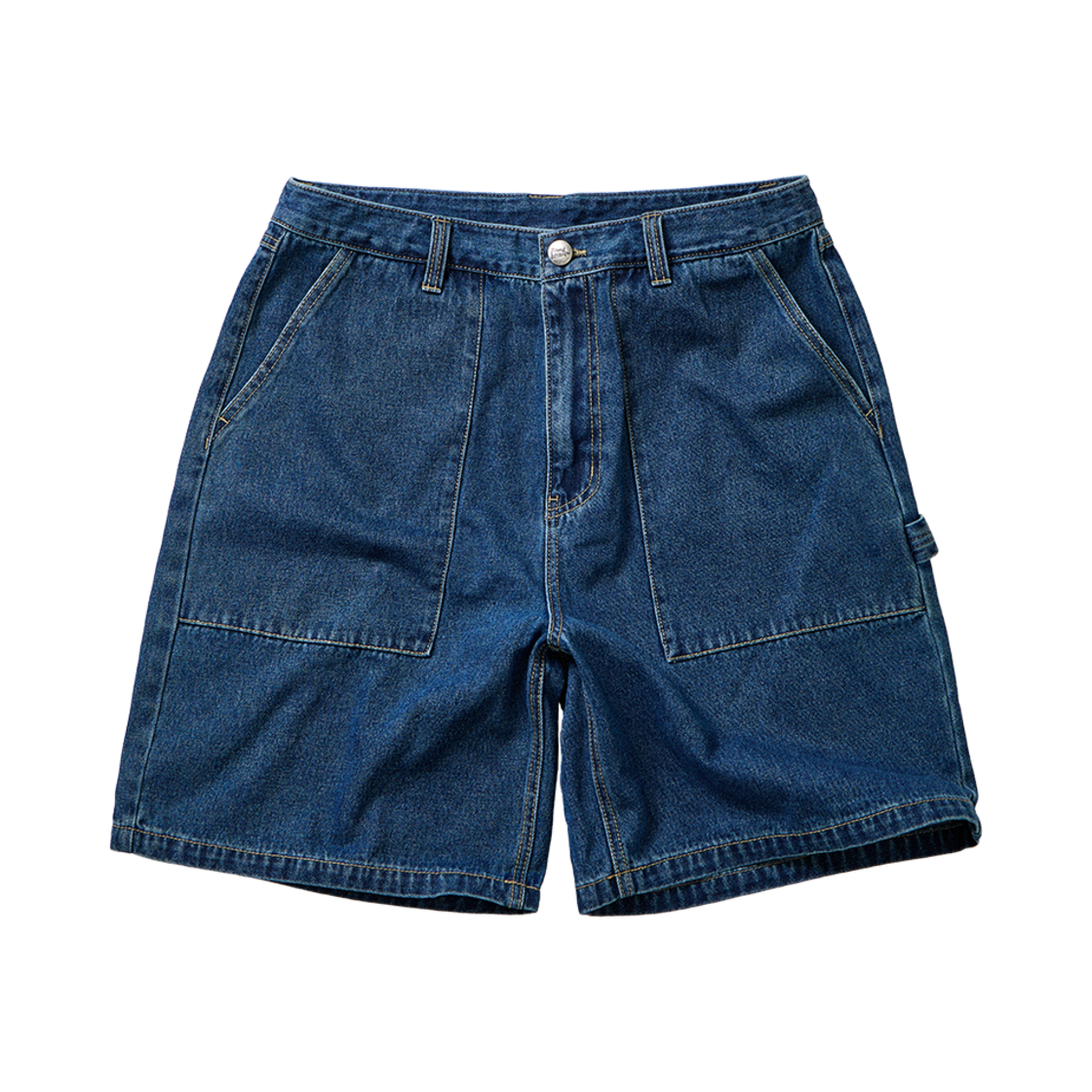 파운드포켓 데님 와이드 카펜더 팬츠 블루(Found Pocket Denim Wide Carpenter Pants Blue)