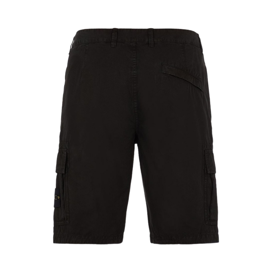 스톤 아일랜드 L11WA 브러쉬드 코튼 캔버스 가먼트 다이드 버뮤다 쇼츠 블랙 - 22SS(Stone Island L11WA Brushed Cotton Canvas Garment Dyed Bermuda Shorts Black - 22SS) - 2
