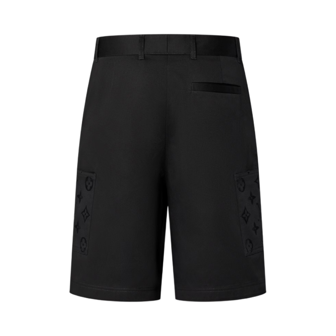 루이비통 플록드 코튼 카고 쇼츠 블랙(Louis Vuitton Flocked Cotton Cargo Shorts Black) - 2