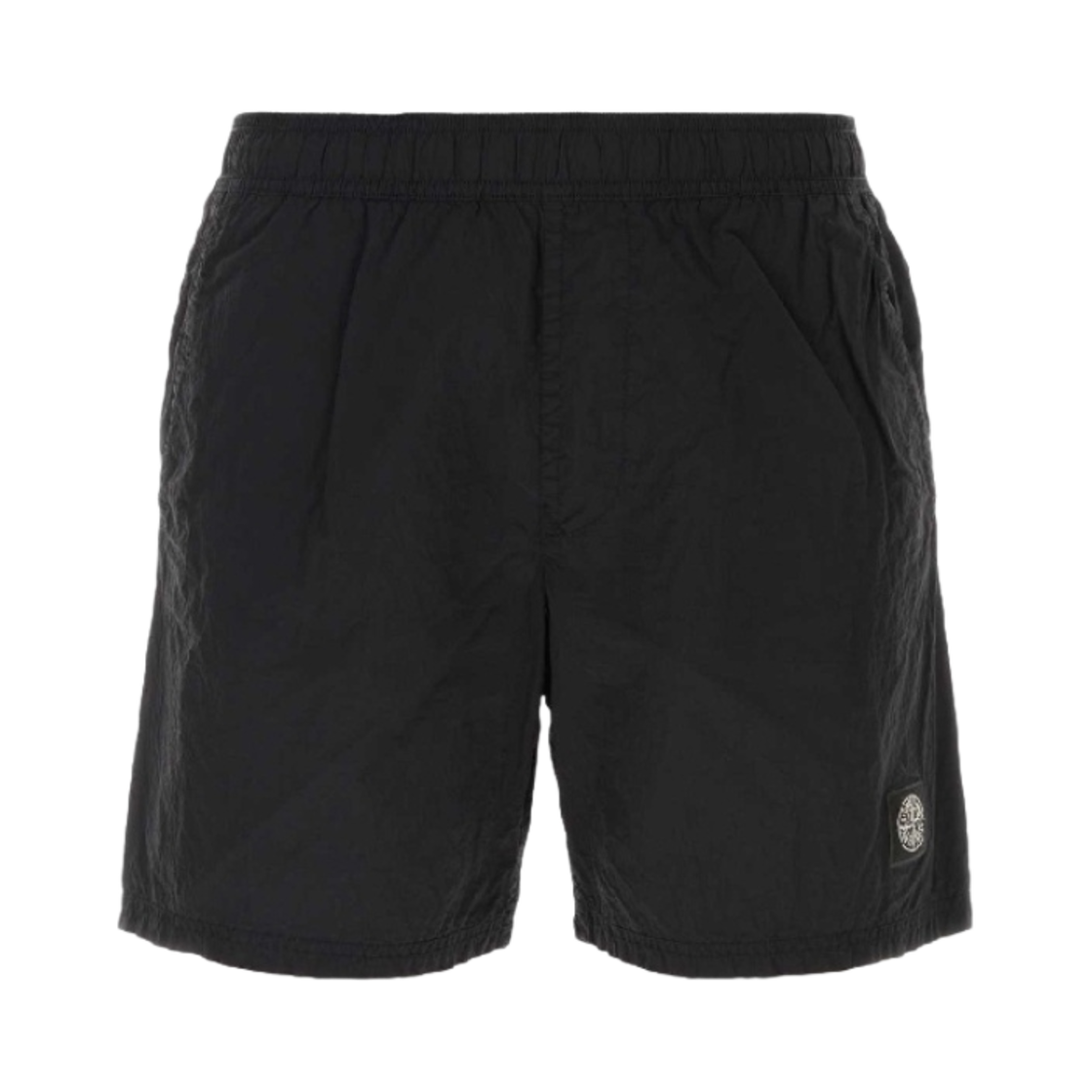 스톤 아일랜드 B0943 나일론 메탈 스위밍 트렁크 블랙 - 24SS(Stone Island B0943 Nylon Metal Swimming Trunk Black - 24SS)