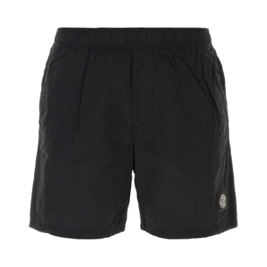 Stone Island B0943 Nylon Metal Swimming Trunk Black - 24SS