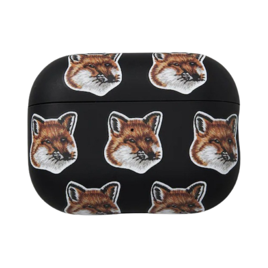 메종 키츠네 x 네이티브 유니온 올 오버 폭스 헤드 에어팟 프로 2 케이스 블랙(Maison Kitsune x Native Union All Over Fox Head Airpods Pro 2 Case Black)