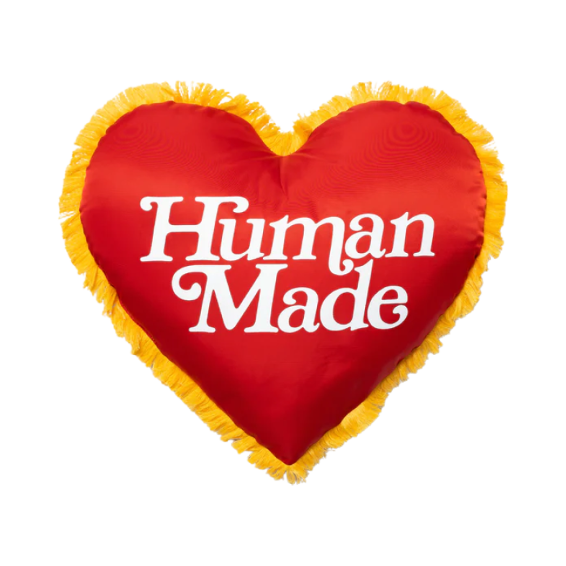 휴먼 메이드 x 베르디 걸스 돈 크라이 하트 쿠션 레드 블랙(Human Made x Verdy Girls Don't Cry Heart Cushion Red Black)
