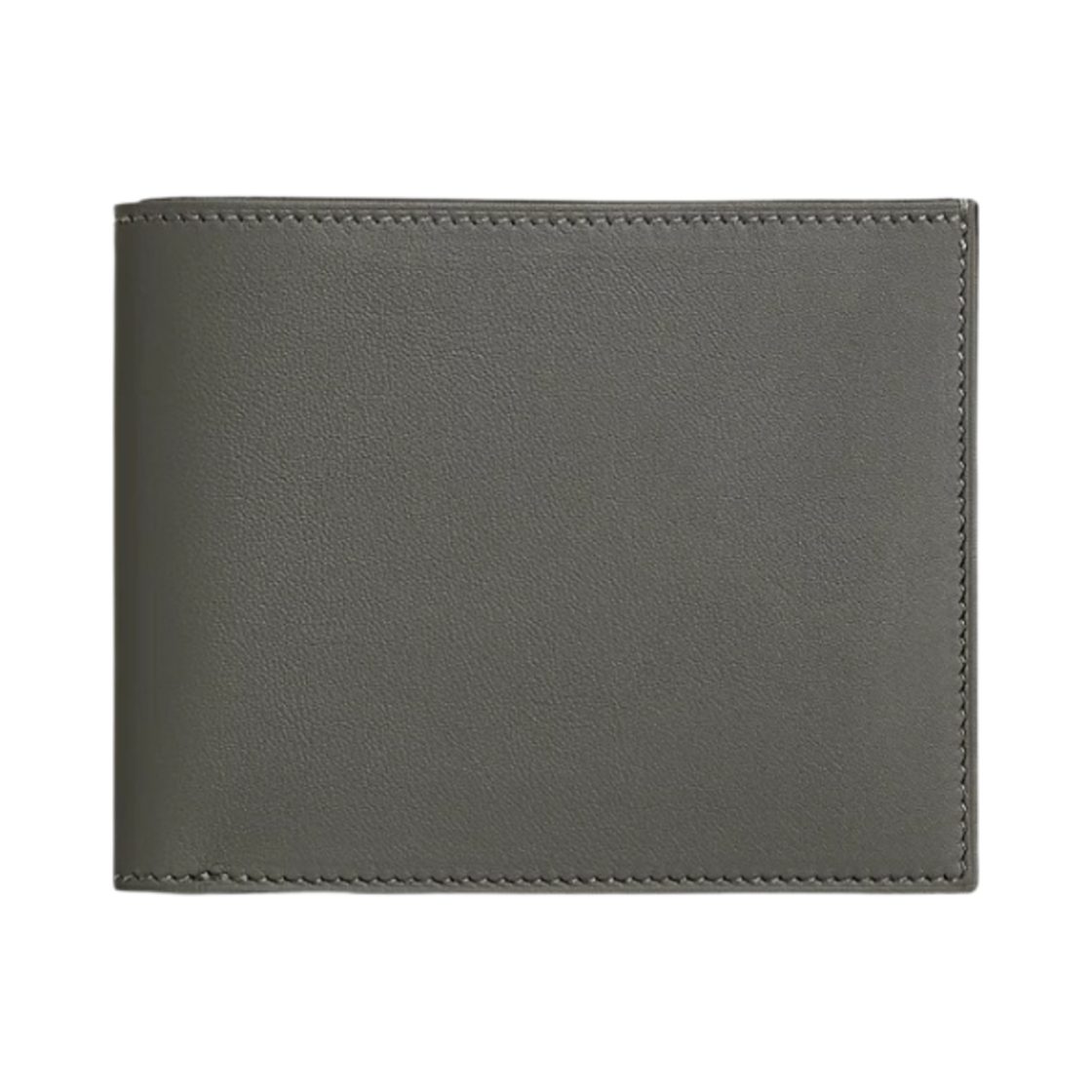 에르메스 시티즌 트윌 컴팩트 카드 홀더 스위프트 & 실크 클로셰 그리 메이어 카방(Hermes Citizen Twill Compact Card Holder Swift & Silk Clochette Gris Meyer Caban) - 1