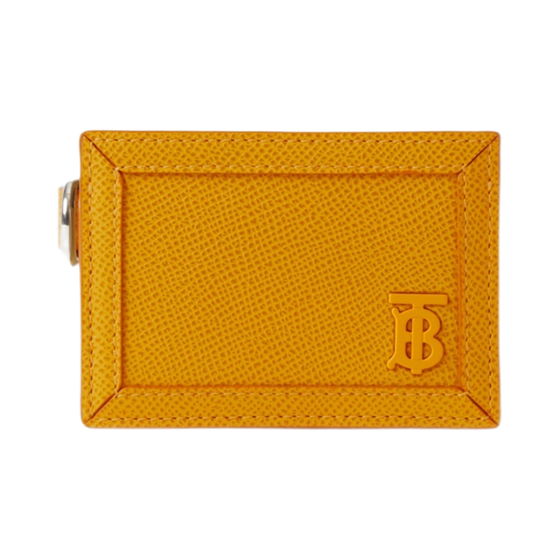 버버리 그레이니 레더 TB 카드 케이스 랜야드 메리골드(Burberry Grainy Leather TB Card Case Lanyard Marigold) - 1