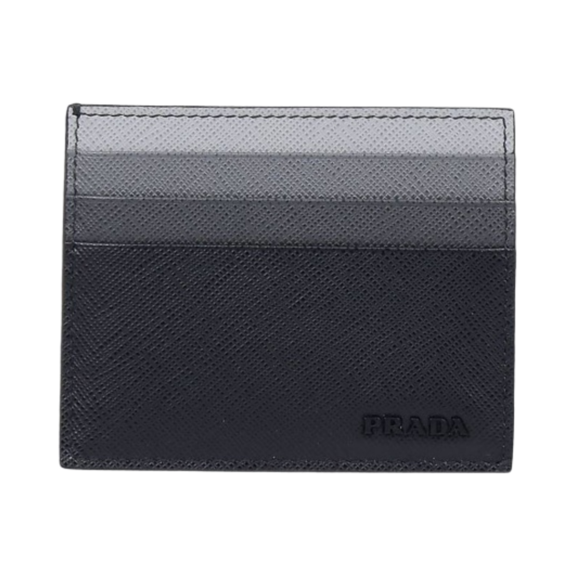 프라다 사피아노 레더 카드 홀더 멀티 블랙
