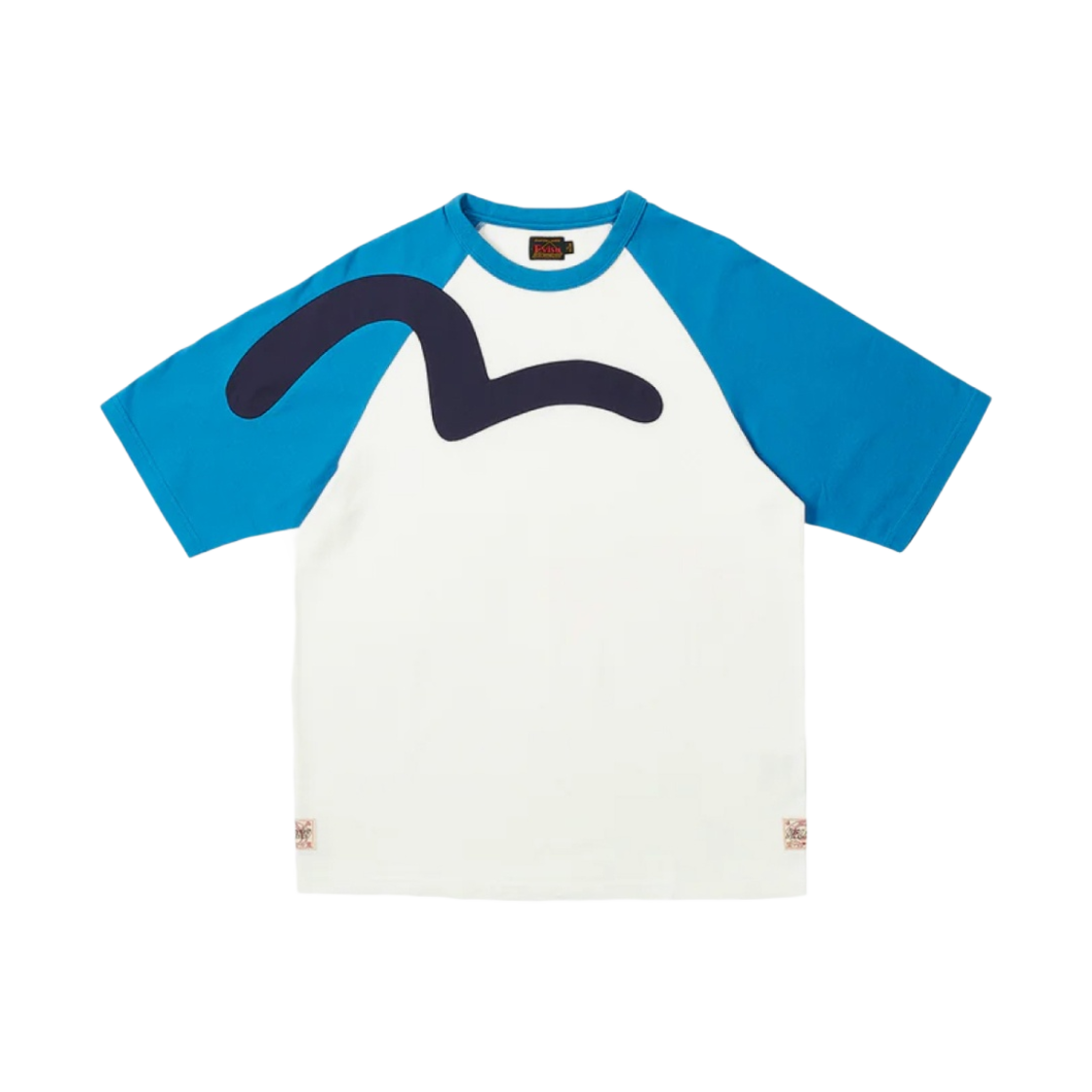 팔라스 x 에비수 시걸 래글런 티셔츠 오프 화이트 - 23SS(Palace x Evisu Seagull Raglan T-Shirt Off White - 23SS)