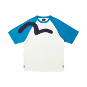 Palace x Evisu Seagull Raglan T-Shirt Off White - 23SS