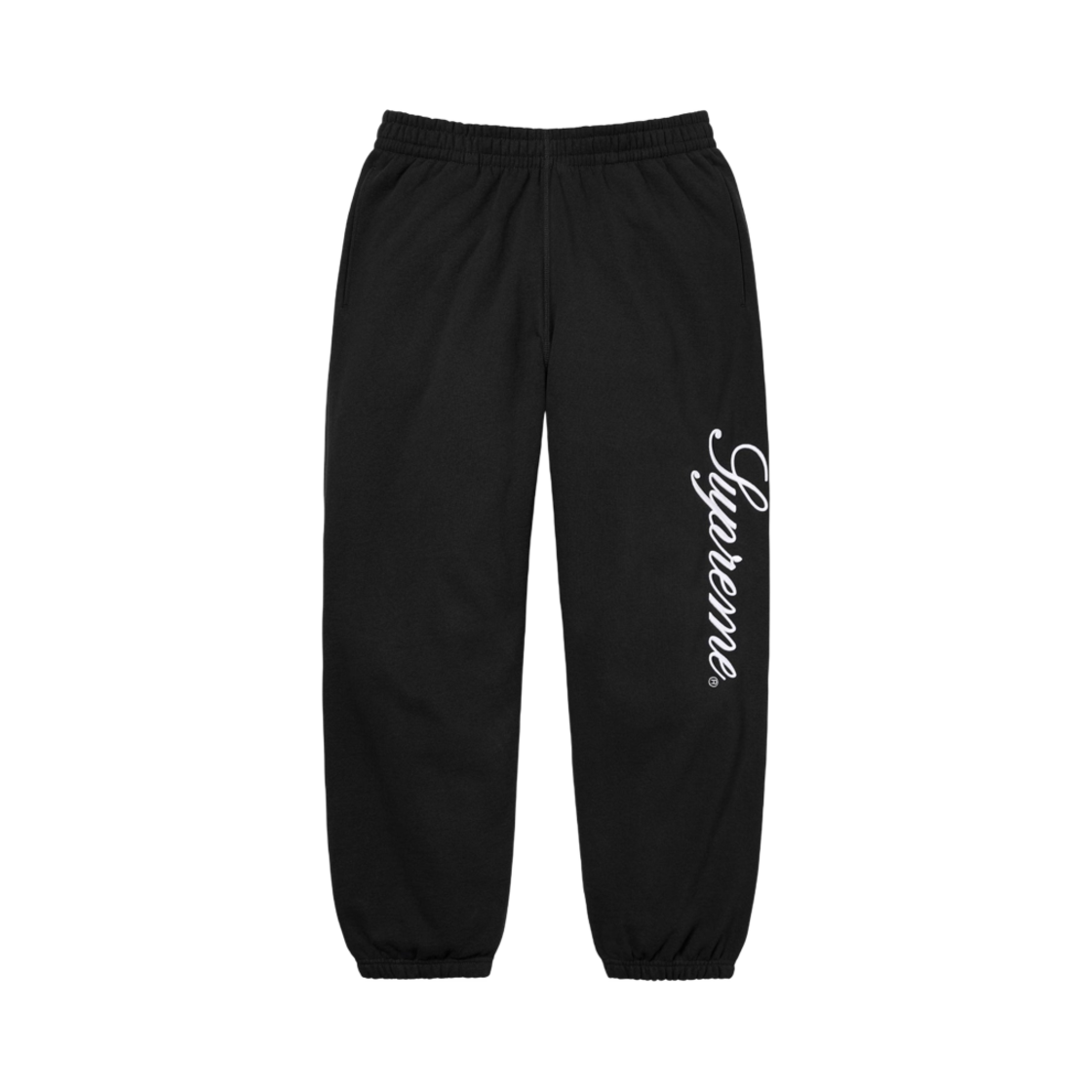슈프림 자수 스크립트 스웨트팬츠 블랙 - 24FW(Supreme Embroidered Script Sweatpant Black - 24FW) - 1