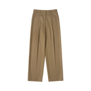 Siyazu SIPT7137 Peach Fleece Formal Slacks Ash brown