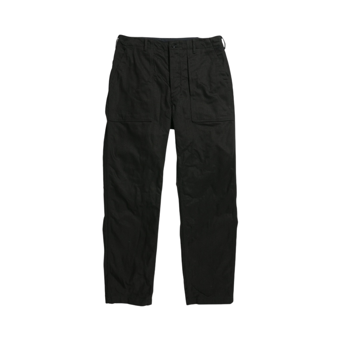 엔지니어드 가먼츠 코튼 불 데님 퍼티그 팬츠 블랙(Engineered Garments Cotton Bull Denim Fatigue Pants Black)
