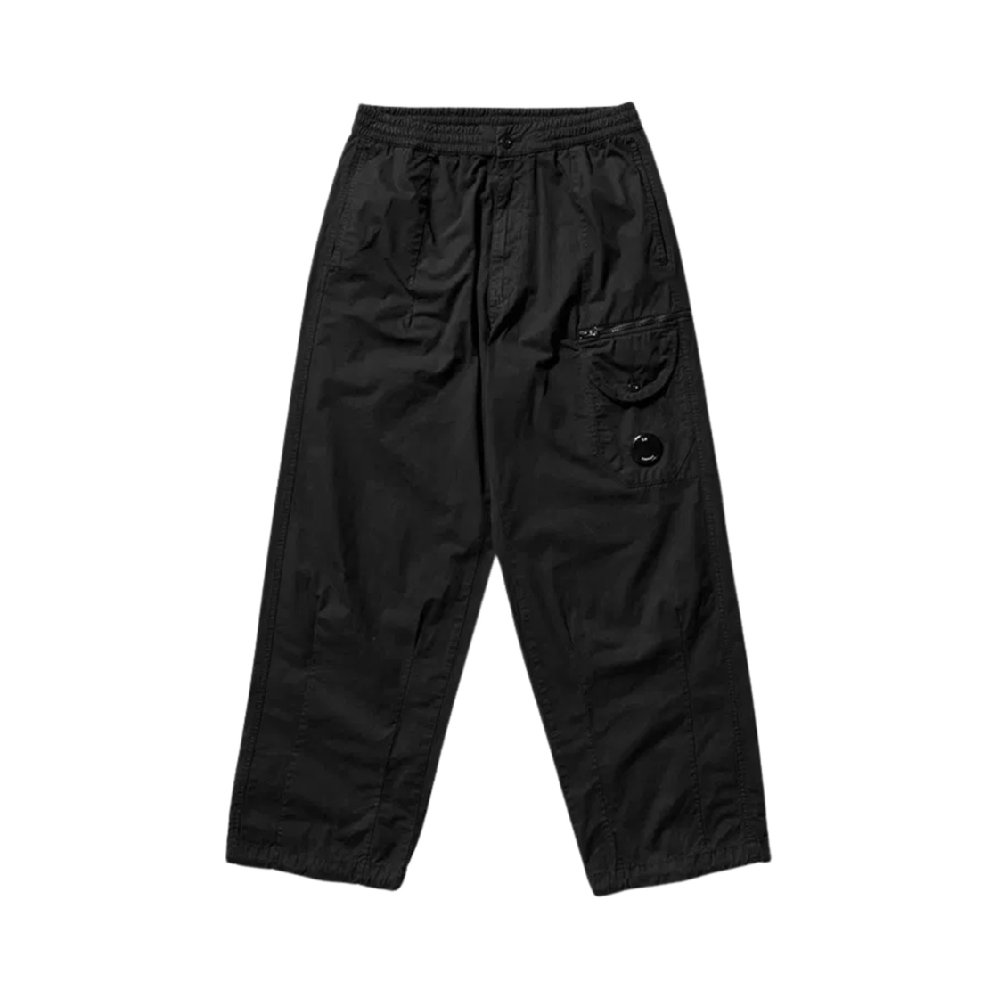 C.P. 컴퍼니 마이크로랩스 박시 렌즈 카고 팬츠 블랙 - 25SS