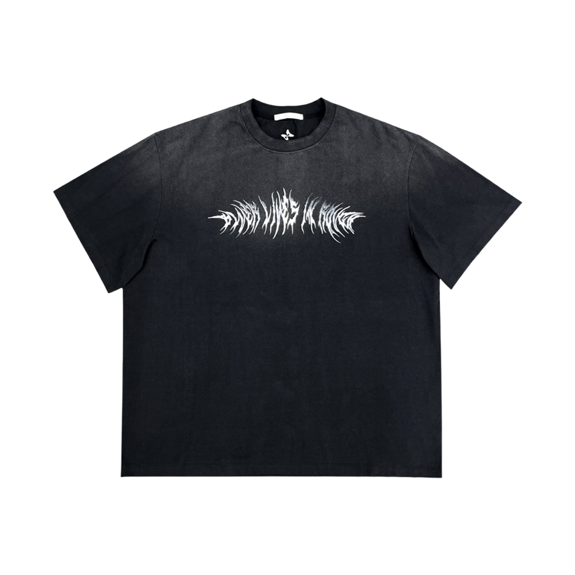 BLR24SSTS08 BLR Bluer Lives In Rough Washed T-Shirt Black