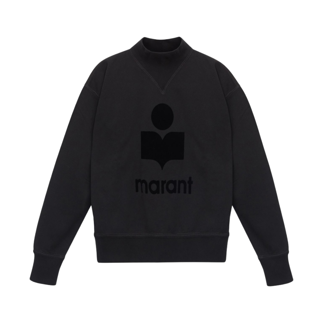 SW0033-00M017E-02FK (W) Isabel Marant Moby Sweatshirt Faded Black - 21FW