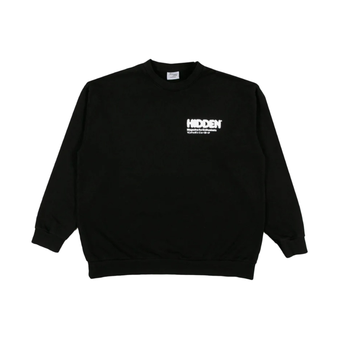 히든 NY 마스트헤드 크루넥 블랙(Hidden NY Masthead Crewneck Black)