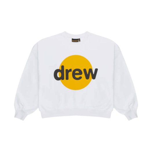 - Drew House Infinite Joy Boxy Crewneck White