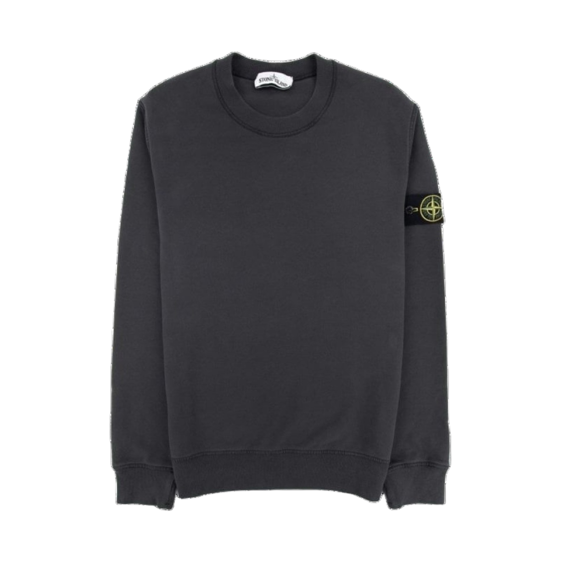 스톤 아일랜드 63051 코튼 플리스 가먼트 다이드 스웨트셔츠 다크 그레이 - 23SS