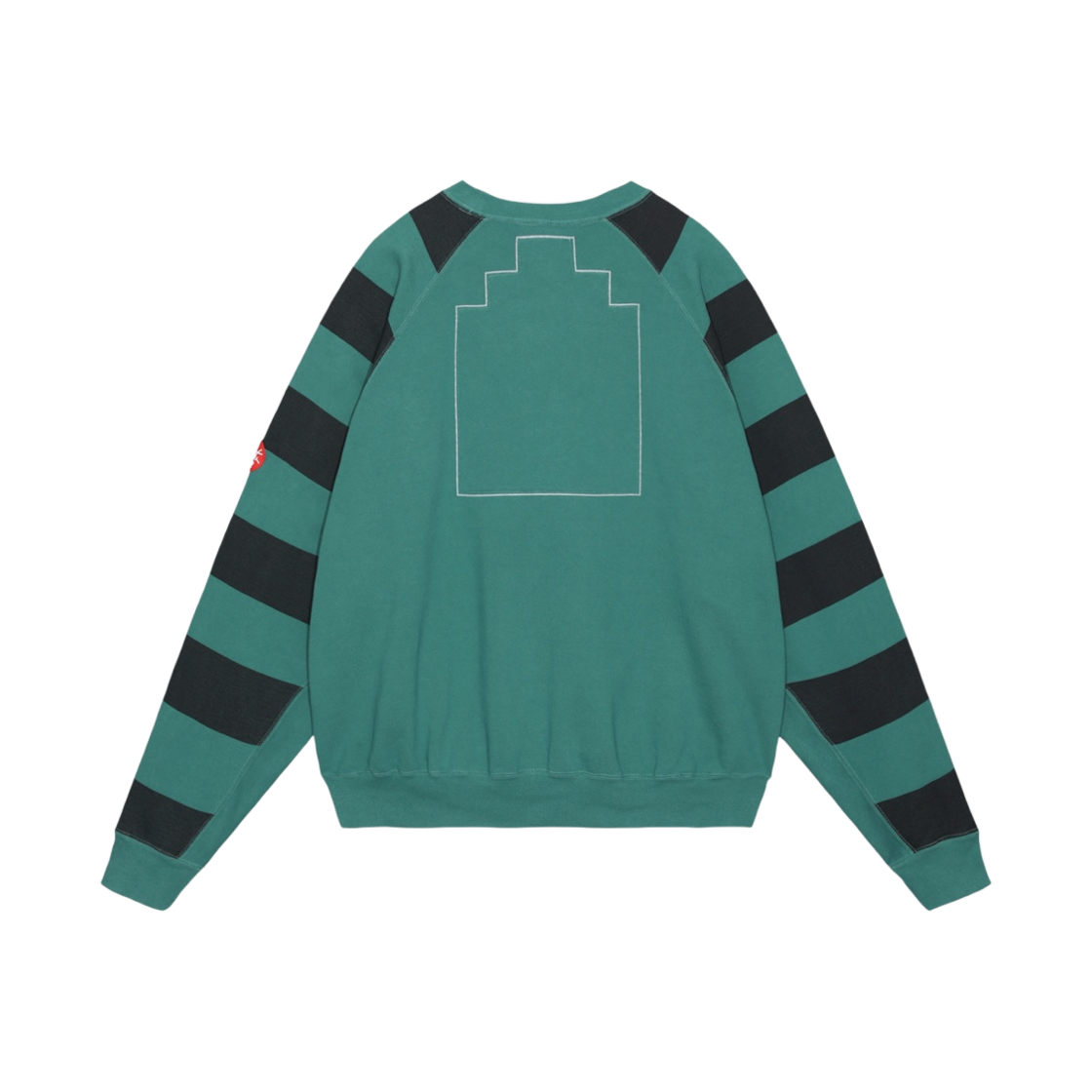 카브엠트 오버다이 스트라이프 슬리브 빅 크루넥 그린 - 23FW(Cav Empt Overdye Stripe Sleeve Big Crew Neck Green - 23FW) - 2