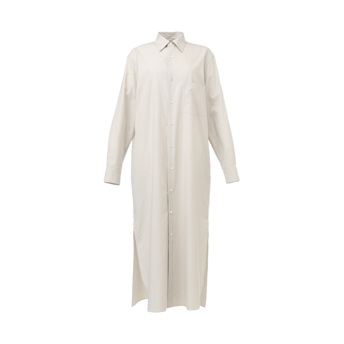 (W) 오라리 워시드 핀스 트윌 원피스 더스티 페일 블루 - 22AW((W) Auralee Washed Finx Twill One-Piece Dusty Pale Blue - 22AW) - 1