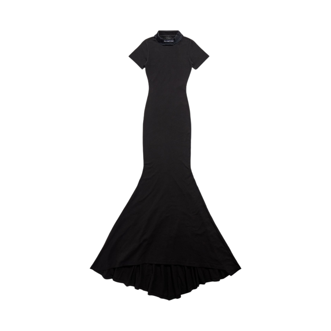 (W) 발렌시아가 티셔츠 맥시 드레스 블랙 페이디드((W) Balenciaga T-Shirt Maxi Dress Black Faded) - 1