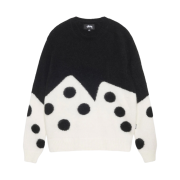 Stussy Dice Fuzzy Crew Black