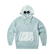 Palace x C.P. Company Goggle Hoodie Blue - 22FW