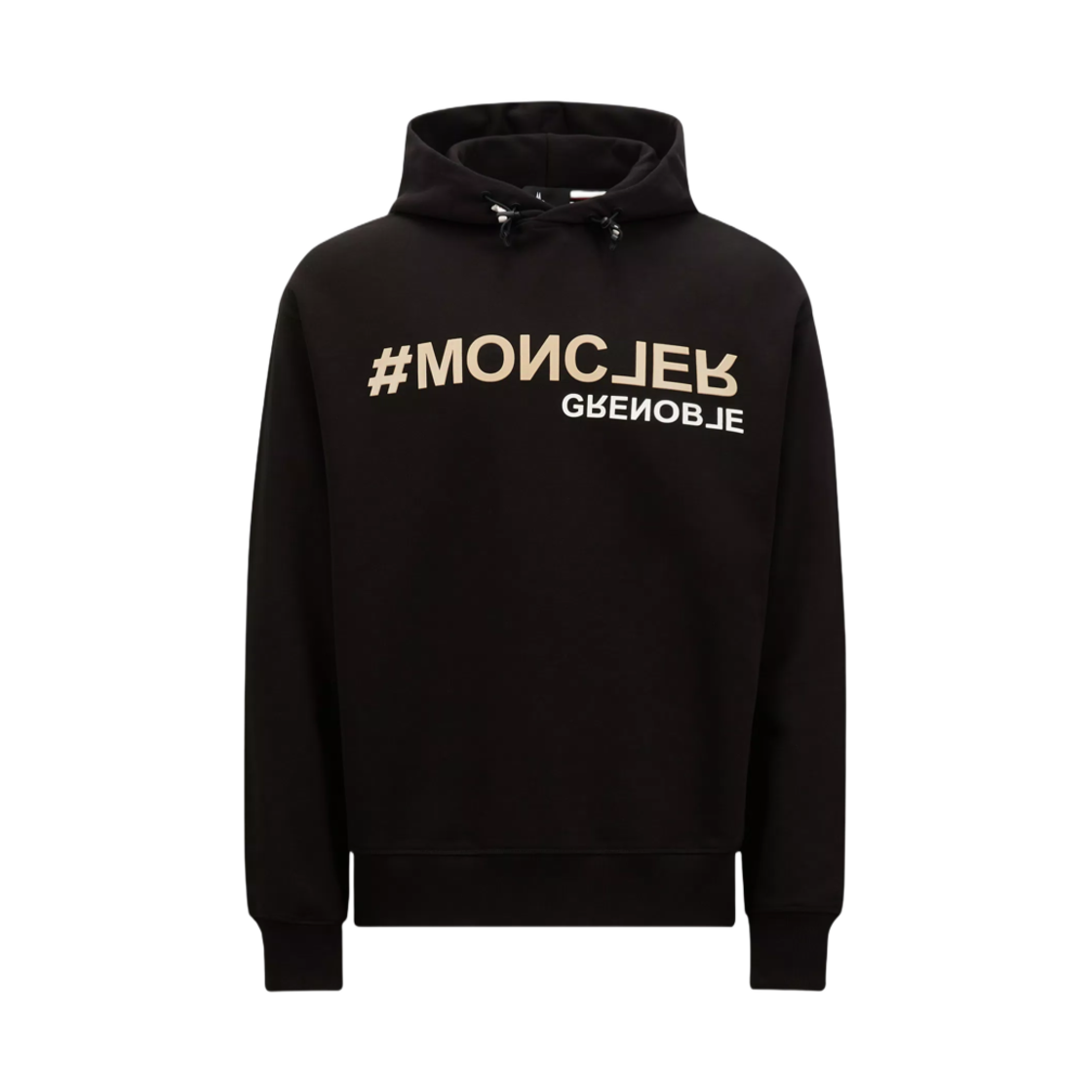 몽클레르 로고 코튼 후드 블랙 - 24FW(Moncler Logo Cotton Hoodie Black - 24FW) - 1