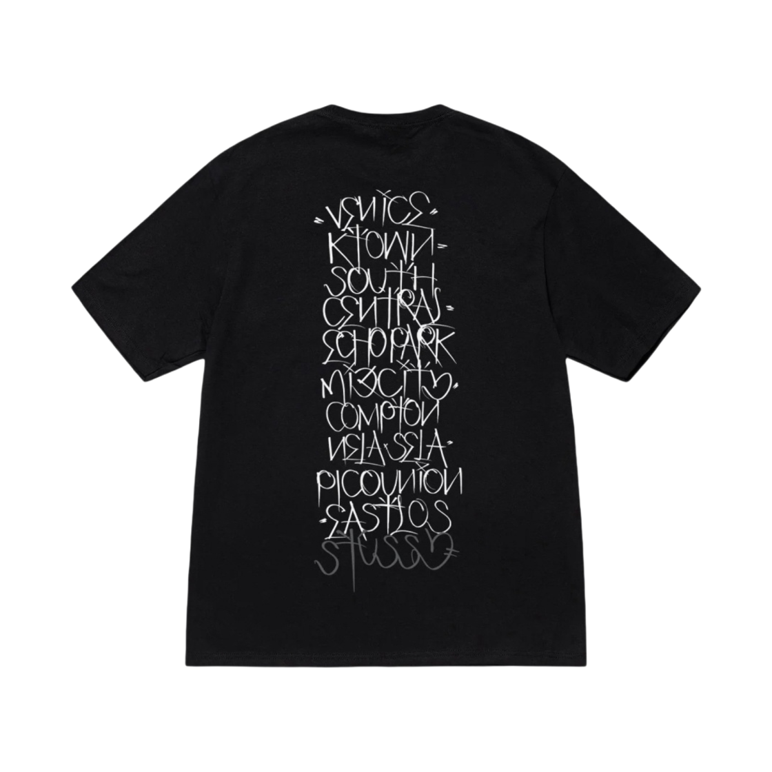 스투시 x 본앤레이즈드 핸드스타일 티셔츠 블랙 | Stussy | KREAM
