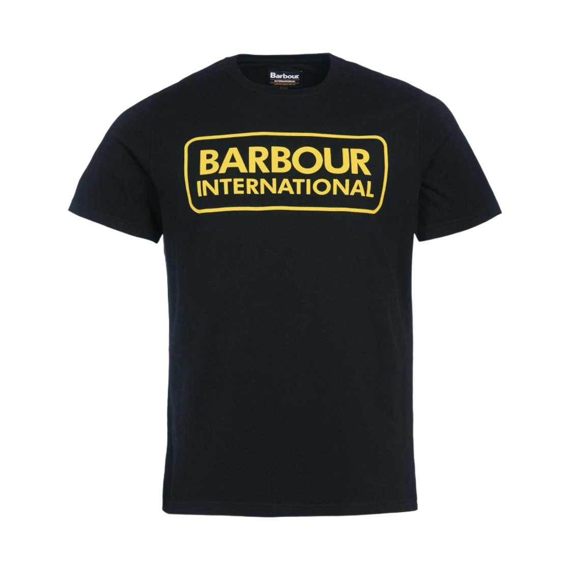 바버 인터네셔널 에센셜 라지 로고 티셔츠 클래식 블랙(Barbour International Essential Large Logo T-Shirt Classic Black)