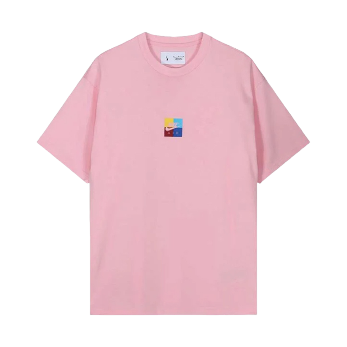 FD8523-690 Nike Air Goddess T-Shirt Med Soft Pink Tour Yellow - US/EU