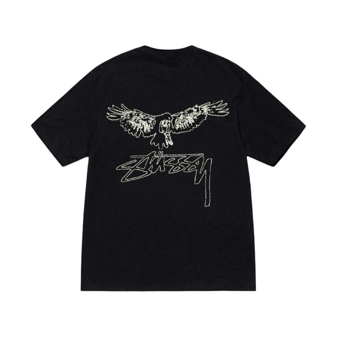 스투시 윙스팬 티셔츠 블랙(Stussy Wingspan T-Shirt Black) - 1