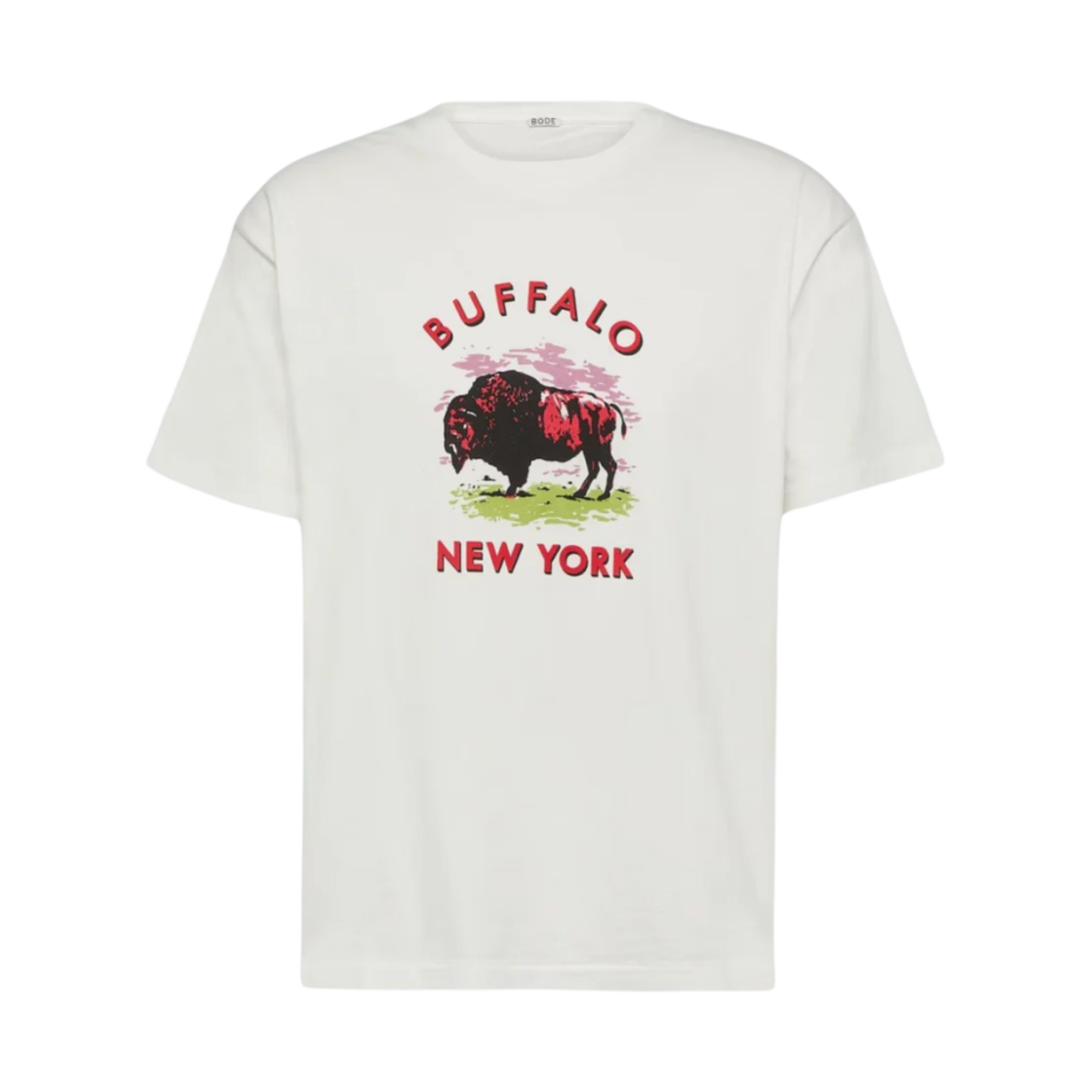 보디 버팔로 티셔츠 크림(Bode Buffalo T-Shirt Cream)
