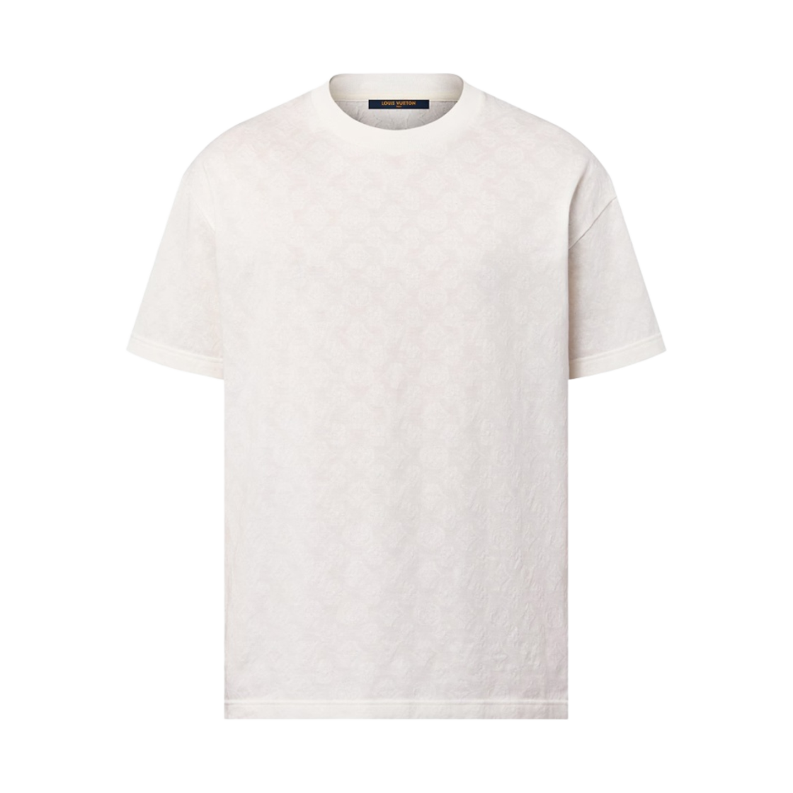 루이비통 모노그램 필 쿠페 코튼 티셔츠 밀키 화이트(Louis Vuitton Monogram Fil Coupe Cotton T-Shirt Milky White)
