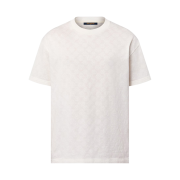 Louis Vuitton Monogram Fil Coupe Cotton T-Shirt Milky White