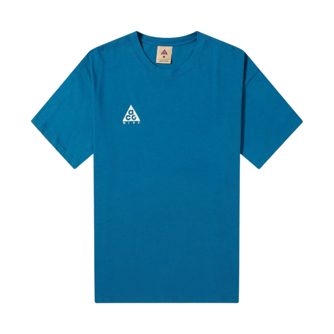 BQ7343-474 Nike ACG Logo T-Shirt Blue Force Barely Volt - Asia