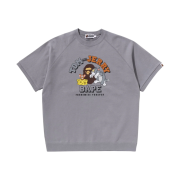 BAPE x Tom & Jerry 85th Anniversary Relaxed Fit Sweat T-Shirt Grey