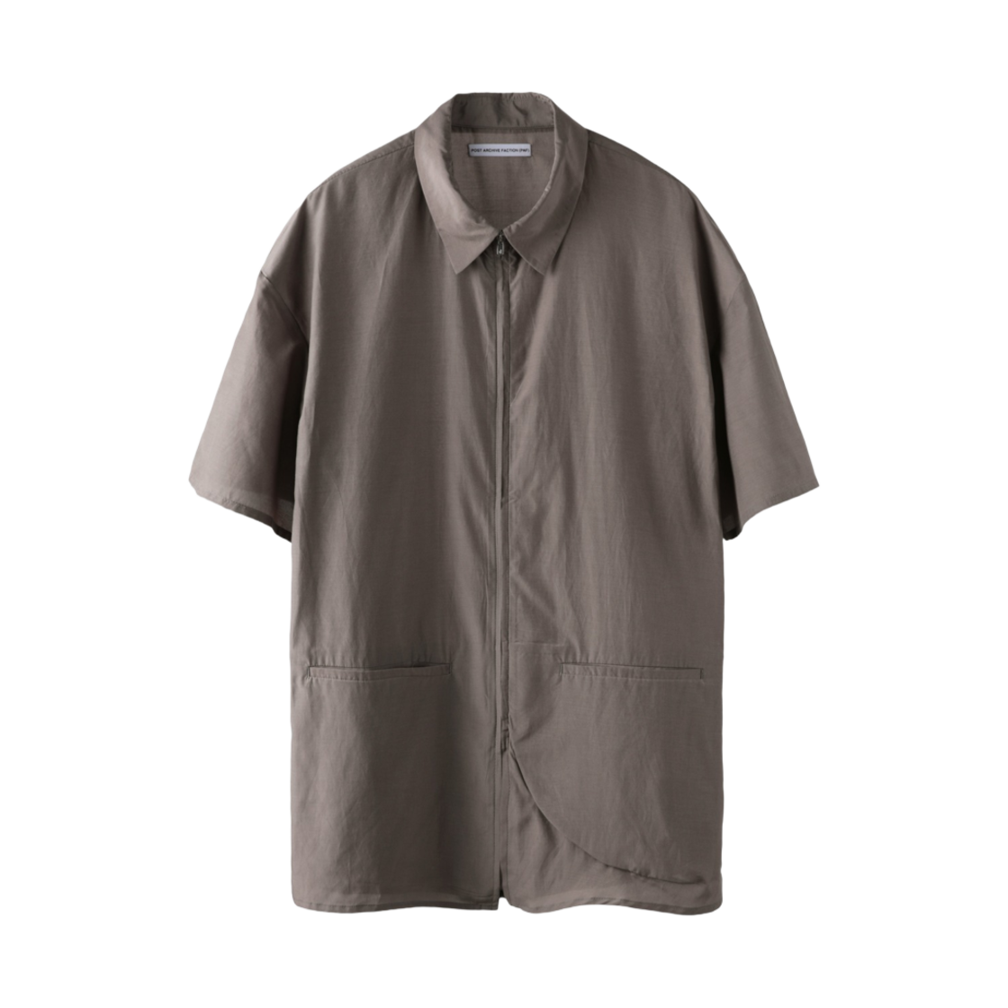 - Post Archive Faction (Paf) 8.0 Half Shirt Right Brown