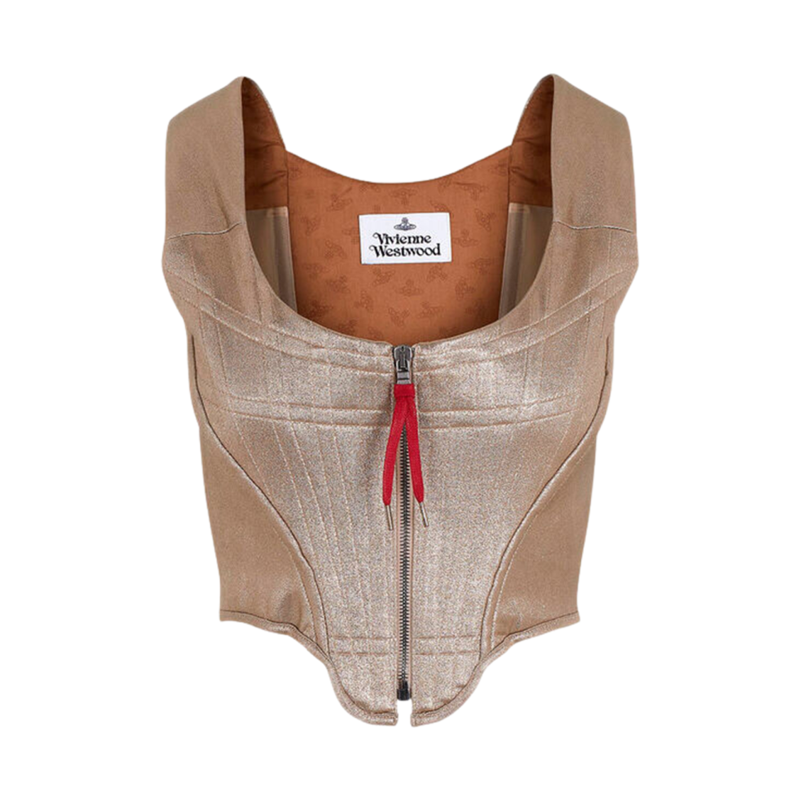 (W) 비비안 웨스트우드 포트레이트 코르셋 골드((W) Vivienne Westwood Portrait Corset Gold) - 1