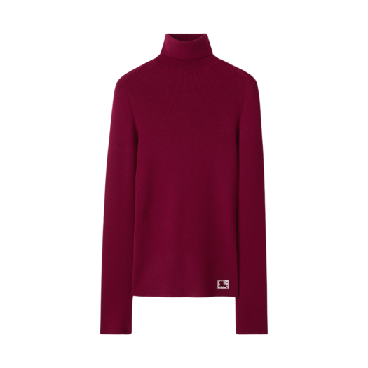 (W) Burberry EKD Wool Blend Sweater Ripple