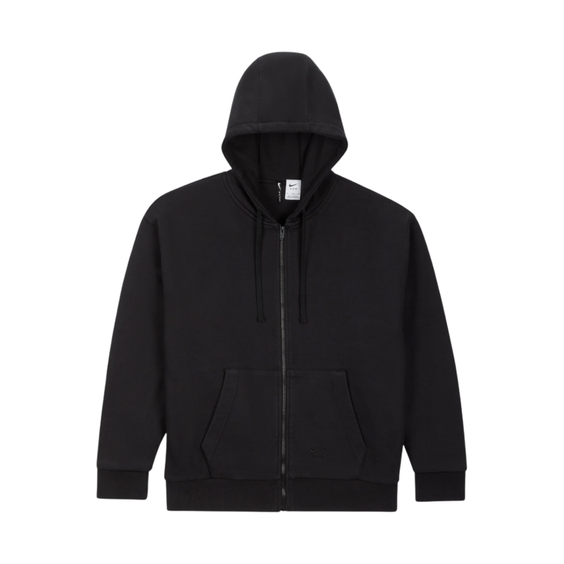 나이키 x 매튜 M 윌리엄스 NRG 풀 집 후드 블랙 - 아시아(Nike x Matthew M Williams NRG Full Zip Fleece Hoodie Black - Asia) - 1