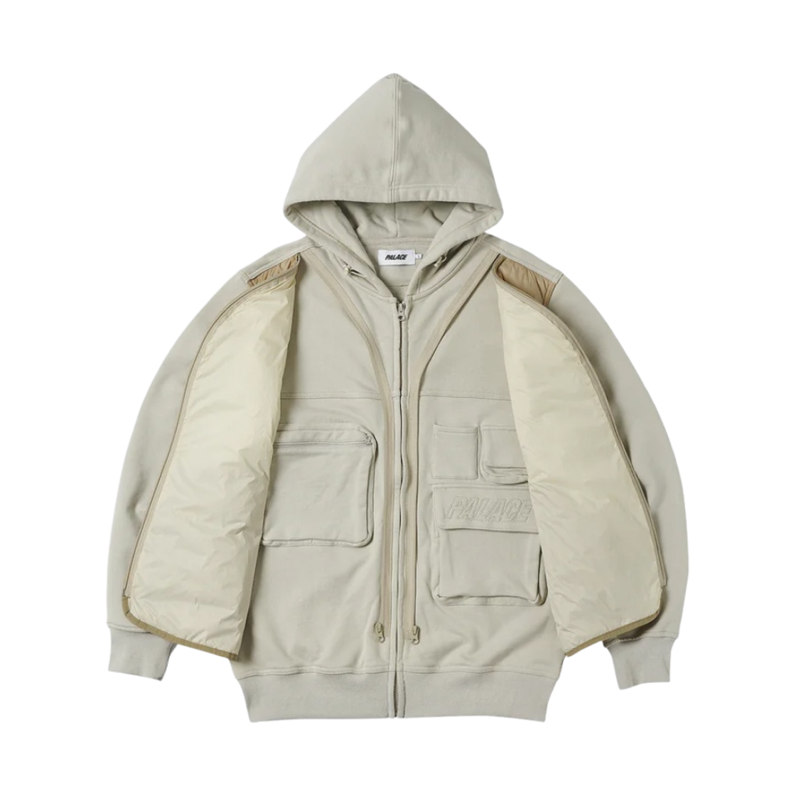팔라스 택티컬 후드 집업 본 - 23SS(Palace Tactical Zip Hood Bone - 23SS) - 2