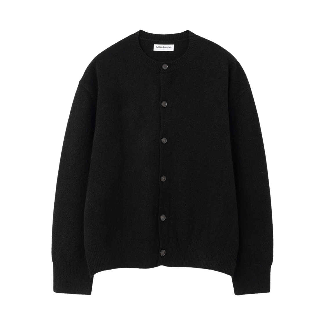 밀로 아카이브 크롭 무브 가디건 블랙(Millo Archive Crop Move Cardigan Black)