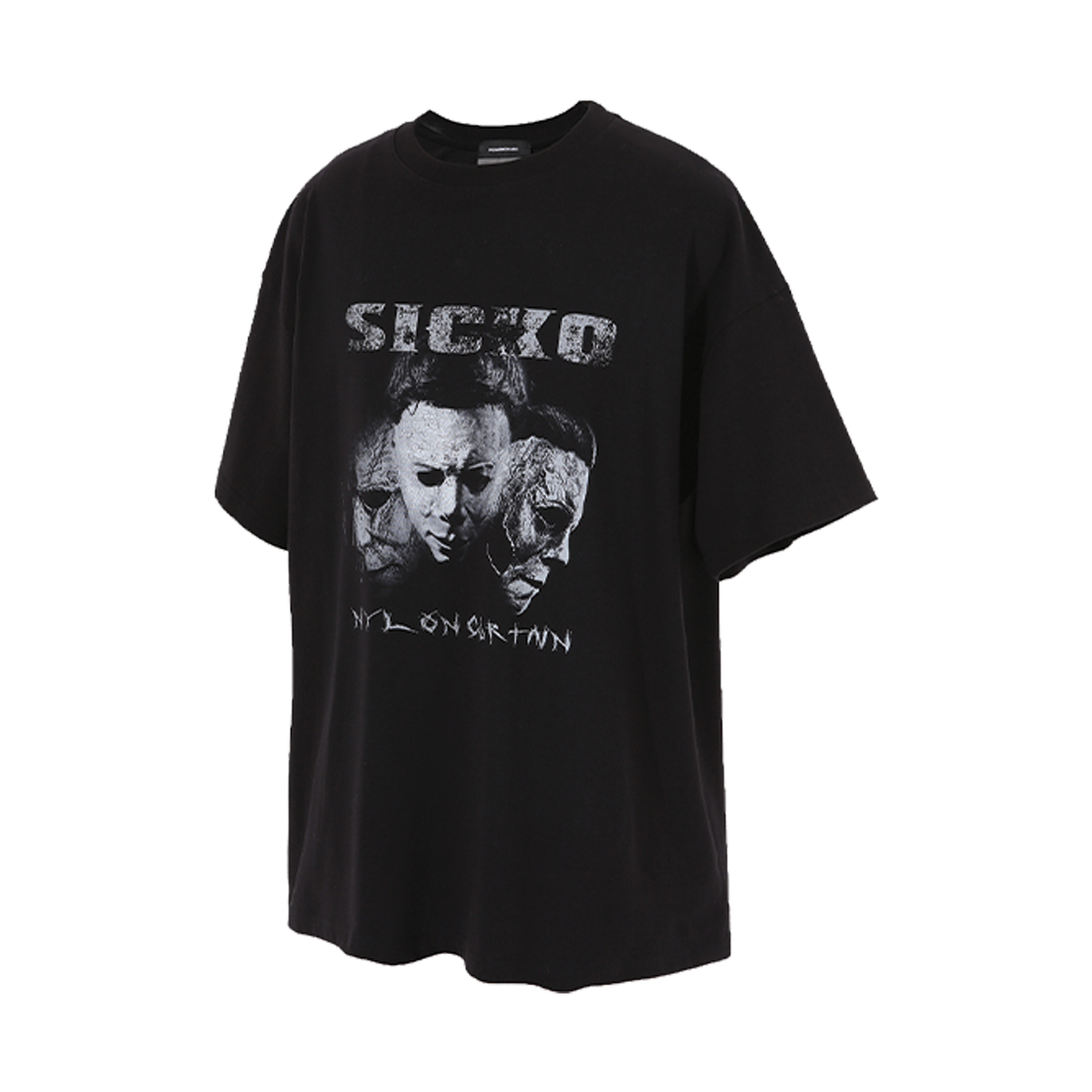 로어링라드 식코 오버 티셔츠 블랙(ROARINGRAD Sicko Over T-Shirt Black)
