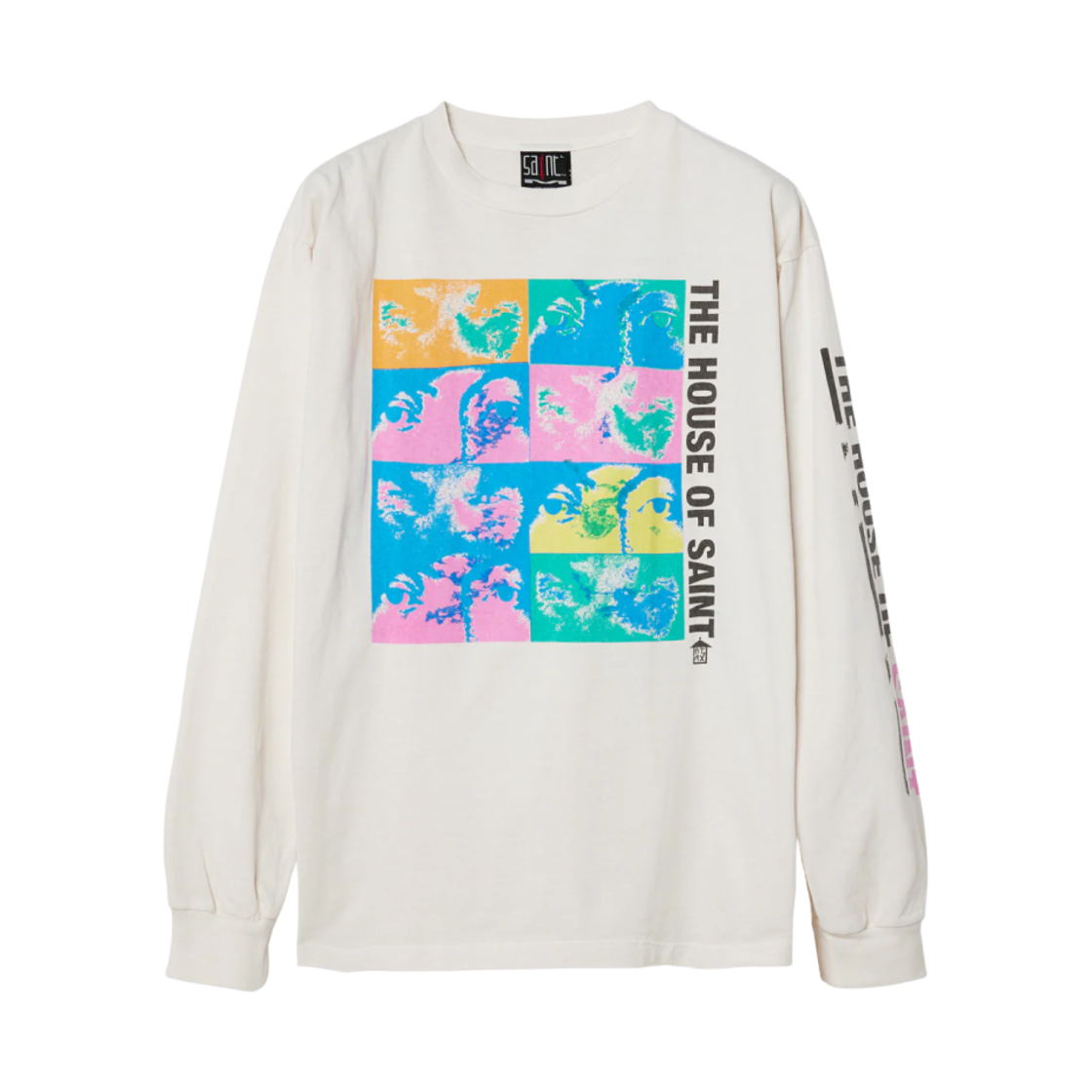 세인트 마이클 하우스 롱슬리브 티셔츠 화이트 - 23SS(Saint Mxxxxxx House LS T-Shirt White - 23SS) - 1
