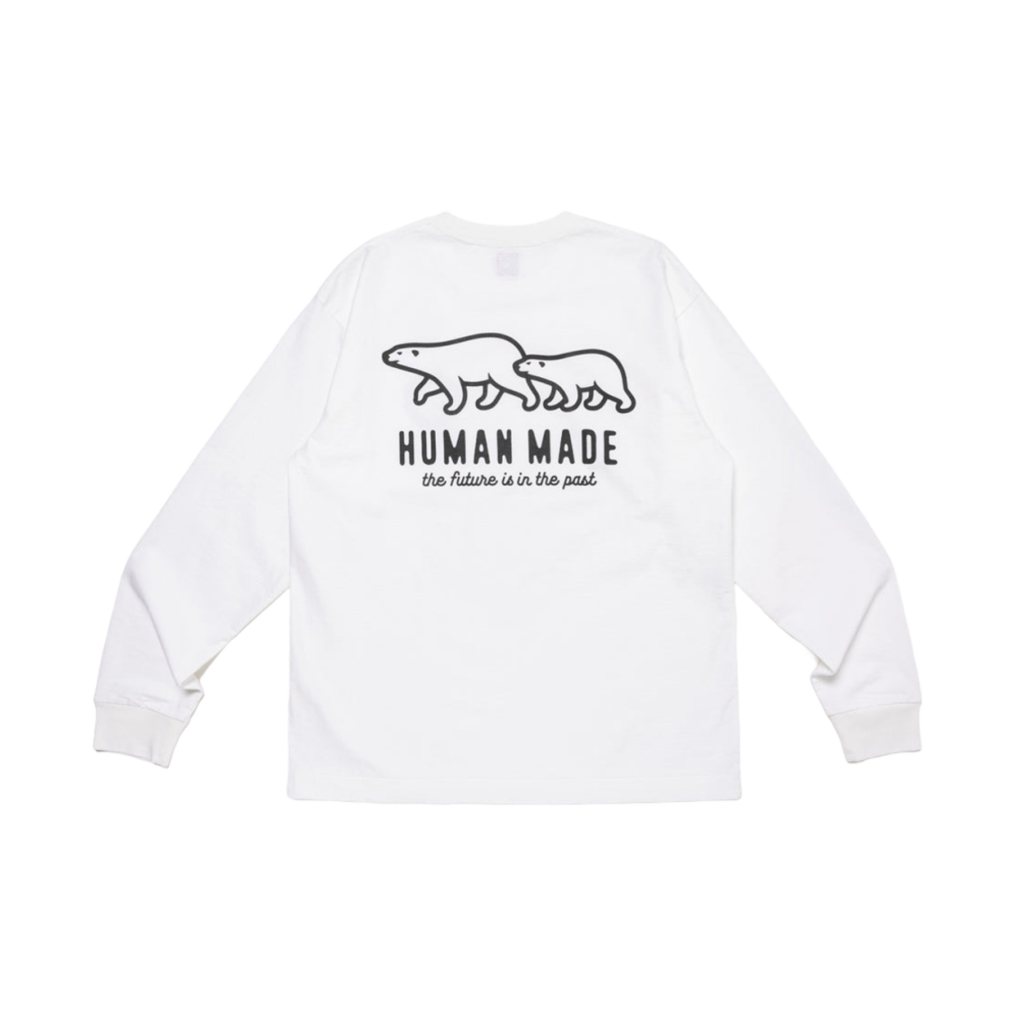 HM28CS036 Human Made Graphic L/S T-Shirt White