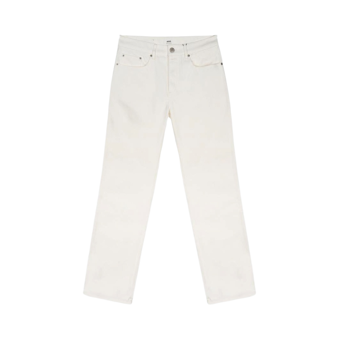 HTR500-CO0033-168 AMI Denim Jeans Natural White