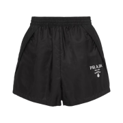 (W) Prada Re-Nylon Shorts Black
