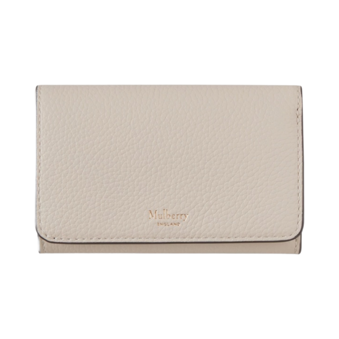 RL6824-205W160 Mulberry Small Classic Grain Continental Tri-fold Chalk