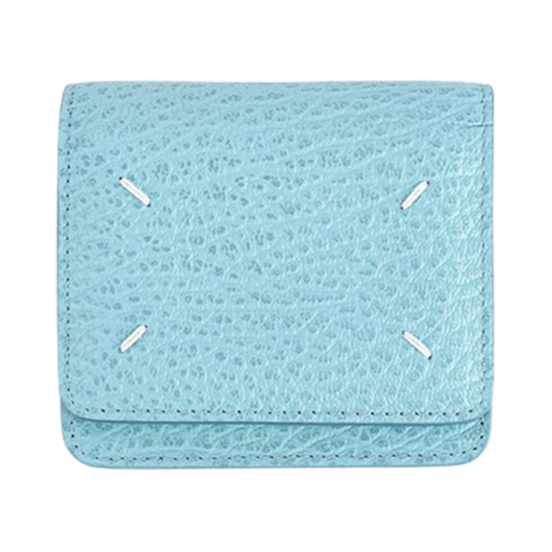 SA3UI0009P4455T6197 Maison Margiela Small Leather Chain Wallet Aqua
