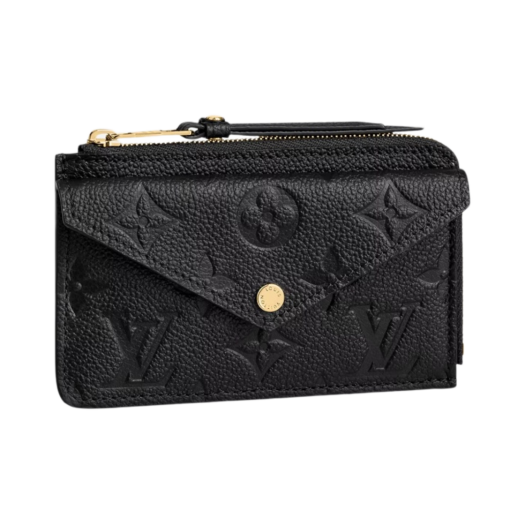 Louis Vuitton Card Holder Recto Verso Monogram Empreinte Black